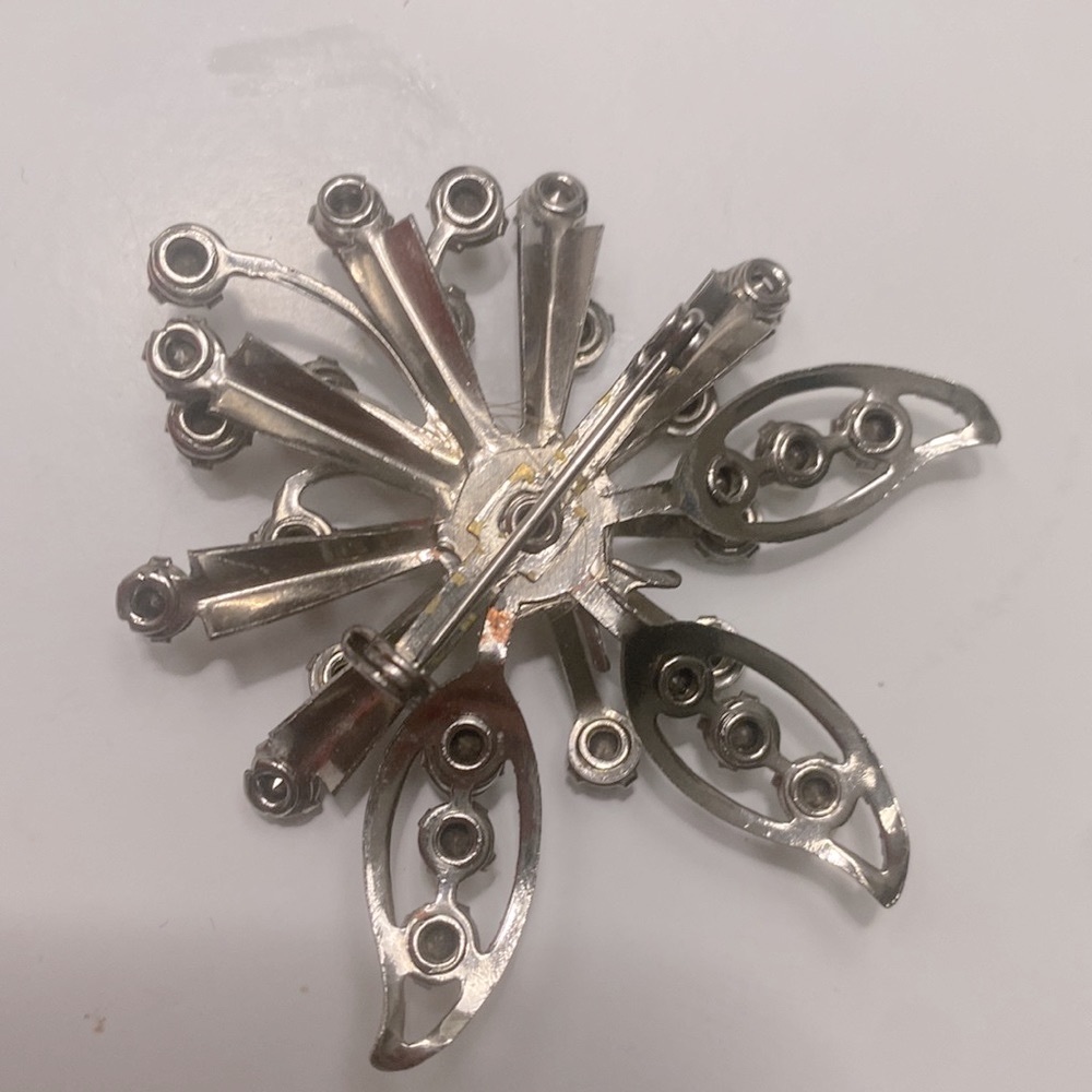 Vintage Rhinestone Brooch - Picture 2 of 2